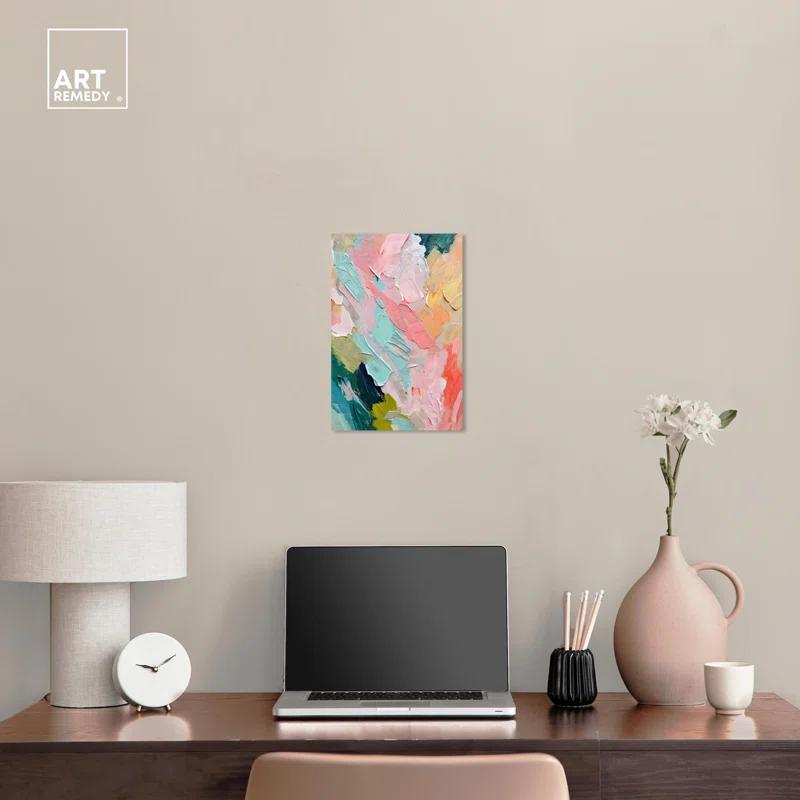 Art Remedy Pastel Layers Canvas Pastel Wall Art by Art Remedy