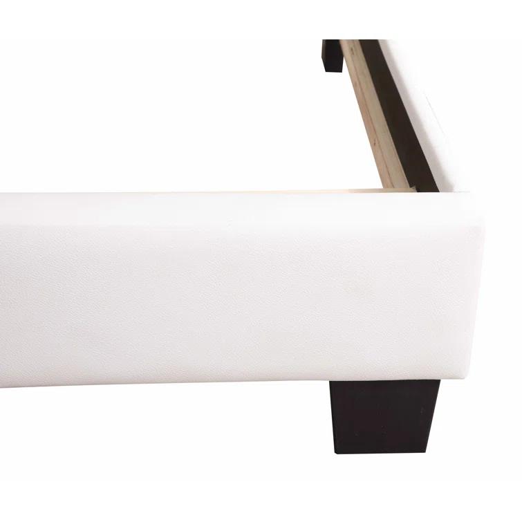 Glory Furniture Eaton Vegan Leather Platform Bed