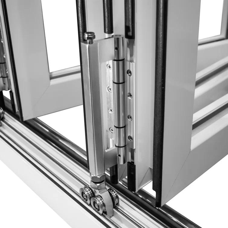 FOREVERDOORS Foever Doors 3 Panel, Folded Out, Folding Patio Door, Aluminum Folding Door