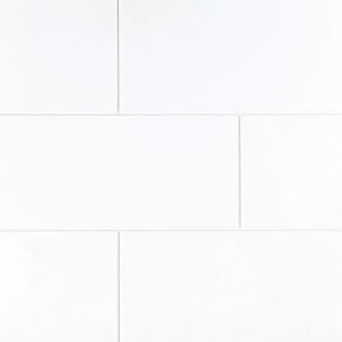 Transolid SaraMar 36'' W 36'' D 72'' H Glue Up Solid Surface Wall