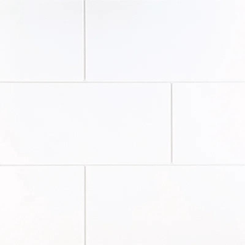 Transolid SaraMar 36'' W 36'' D 72'' H Glue Up Solid Surface Wall