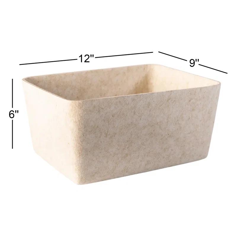 SortJoy Wide Stone Sculpted Storage Bin