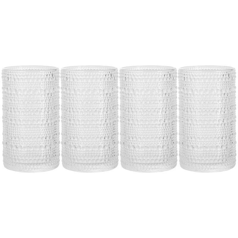 Home Essentials and Beyond Halo Set Of Four 15Oz Highball (Set of 4)