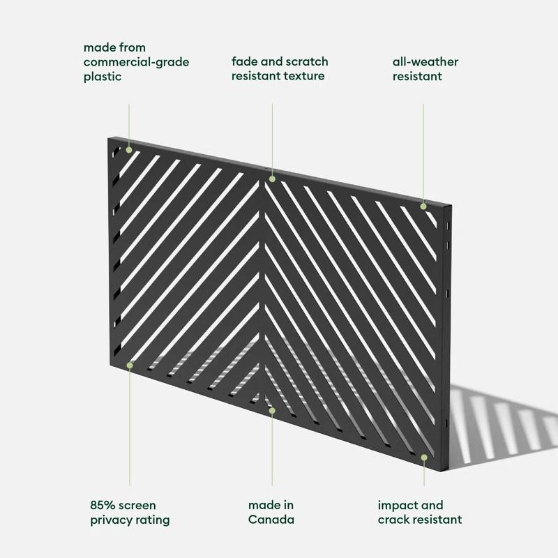 Veradek 3.75 ft. H x 2 ft. W Screen Series Arrow Privacy Screen