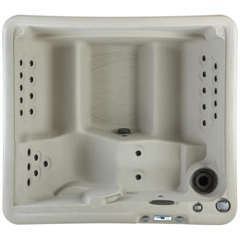 Lifesmart Spas and Saunas Lifesmart Spas LS350DX 110 Volt 5-Person 28-Jet Rectangle Plug and Play Hot Tub with Ozonator