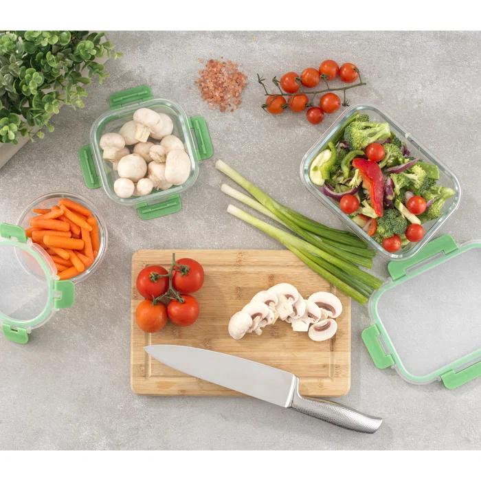 JoyJolt JoyJolt 24-Piece Glass Storage Container Kitchen Food Storage Set with Lids