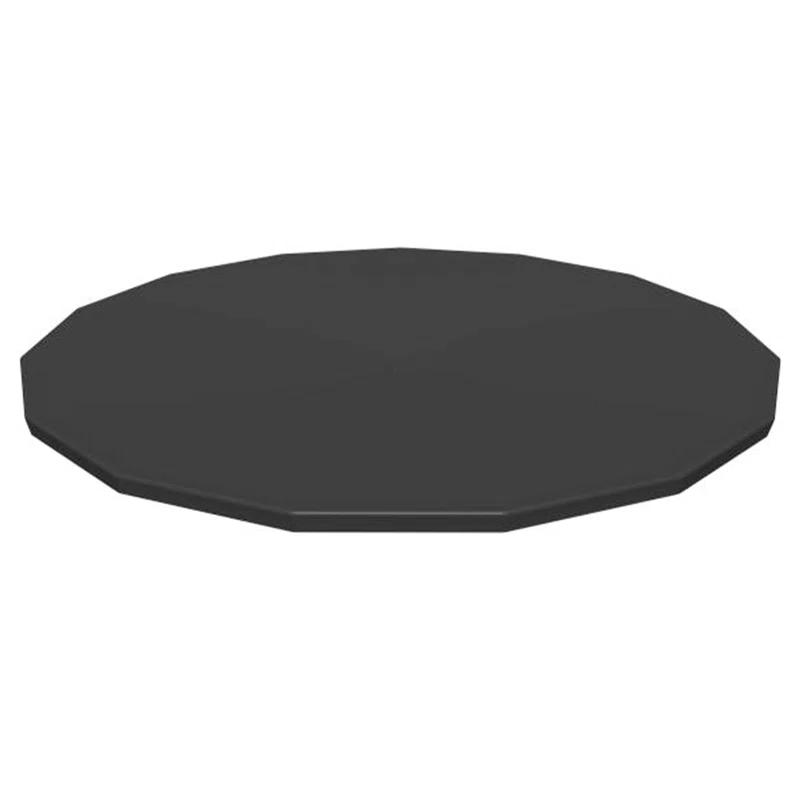 Bestway Bestway Round Pool Cover for 15 Foot Above Ground Pools, Black (Cover Only)