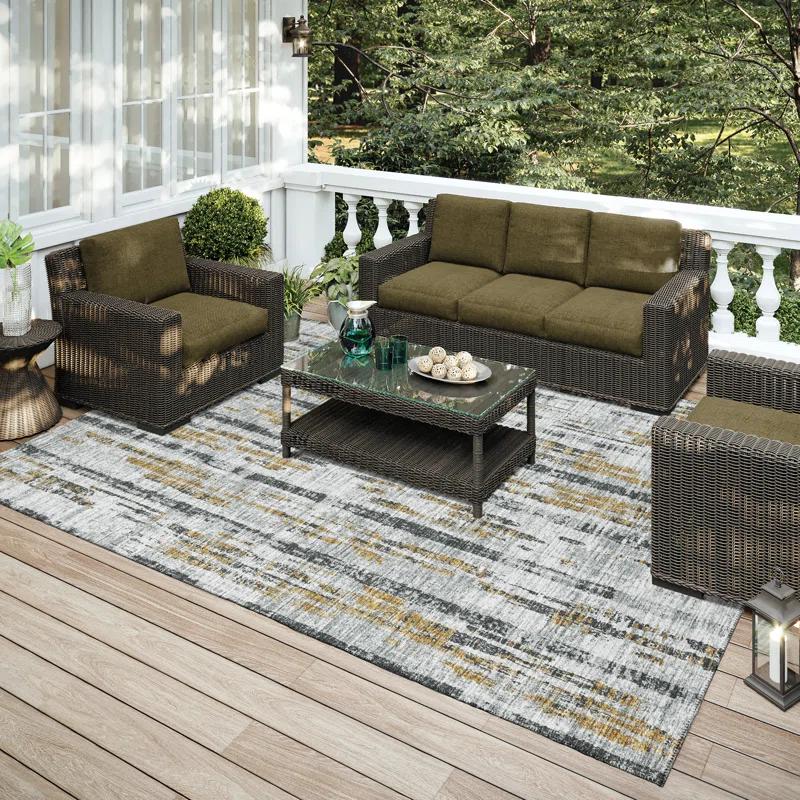 Addison Rugs Performance Chenille Abstract Rug