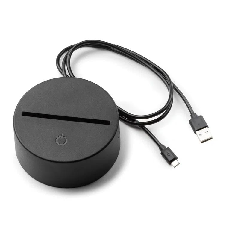 CPS Headphones LED Night Light with Custom Name Laser Engraved on Acrylic Design Insert