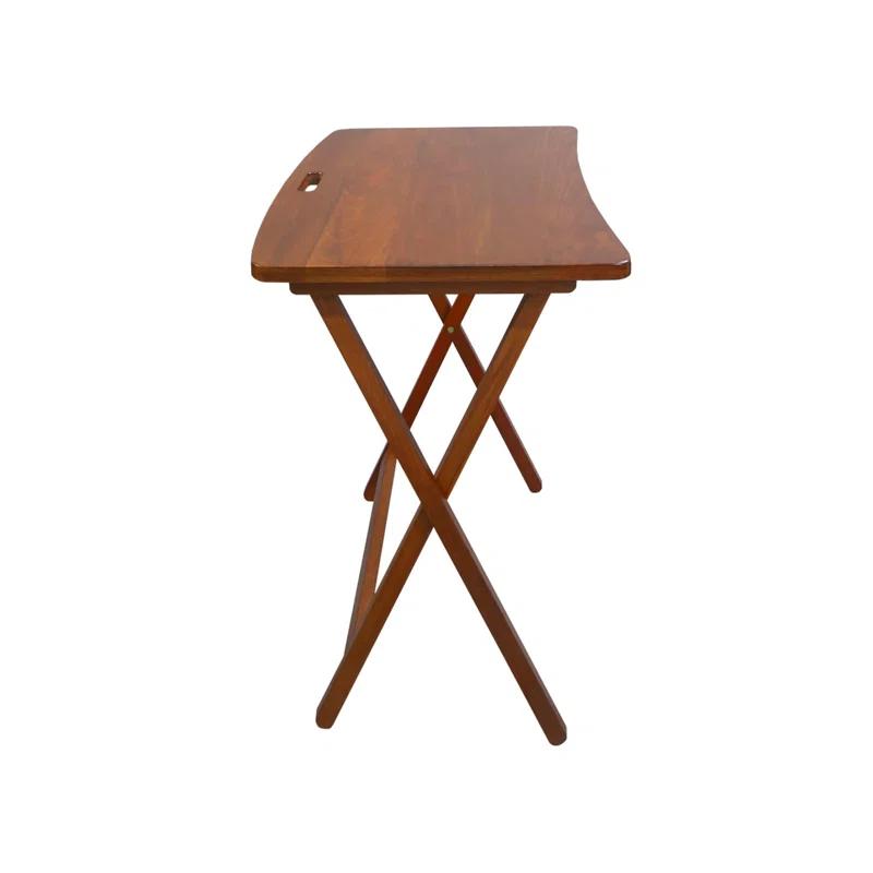 Arizona Folding Table with Solid American Gum - Sweet Oak