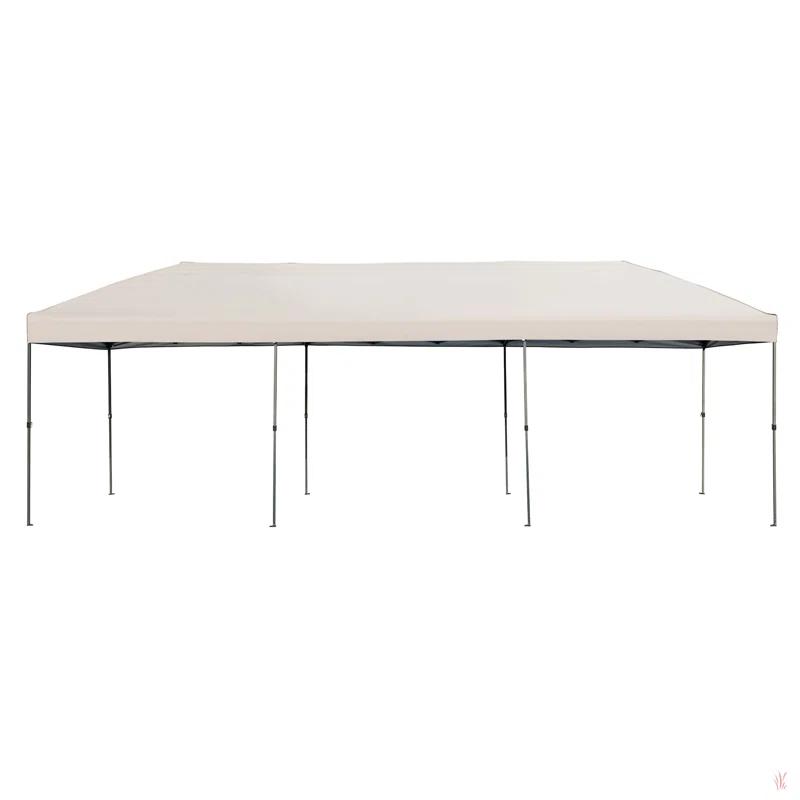 GROUPES 10X30 Pop Up Canopy With Sidewalls, Heavy Duty Outdoor Party Tent With Wheeled Bag, For Patio,Wedding, Backyard