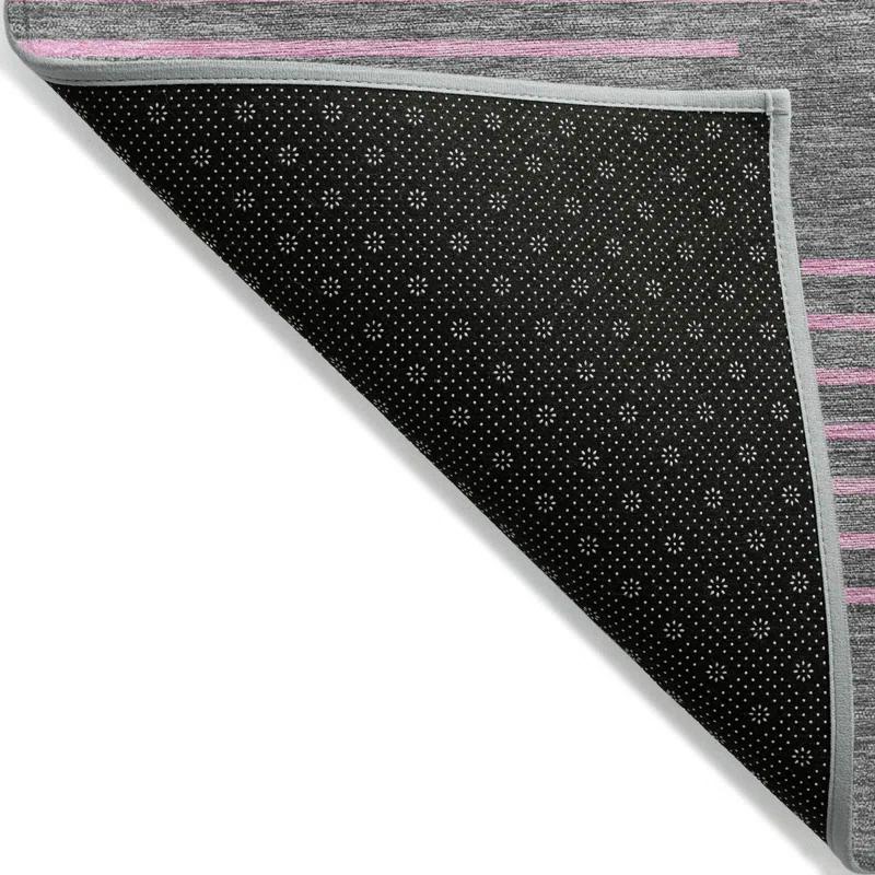 Machine Washable Indoor/Outdoor Chayden ACN1017 Gray Rug