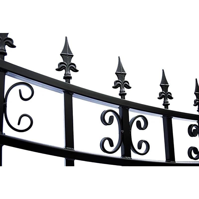 ALEKO Prague Black Metal Gate