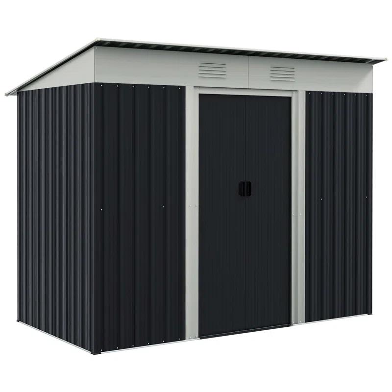 Outsunny 85.5" W x 48" D Storage Shed