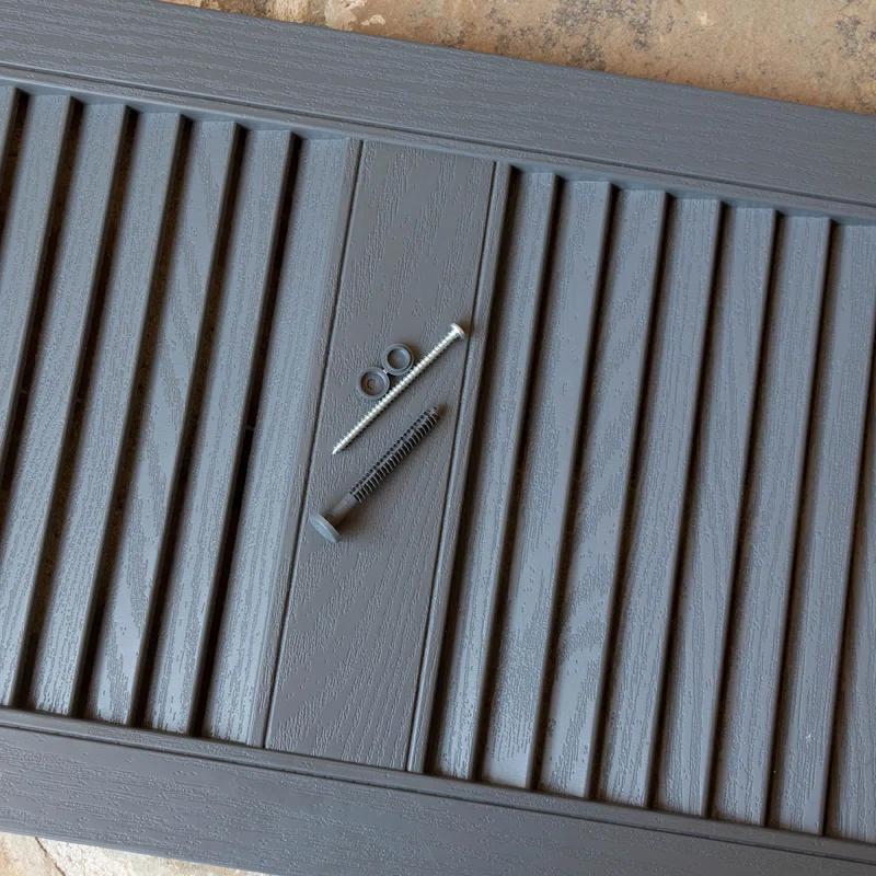 Builders Edge Raised Panel Shutters