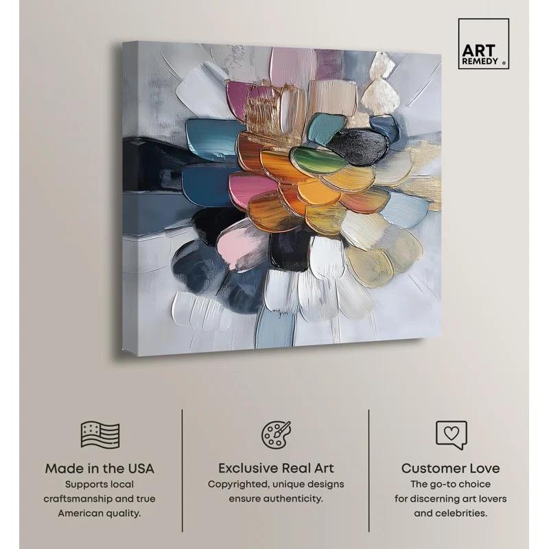 Art Remedy Chromatic Colorplay Canvas Modern Abstract Art by Art Remedy