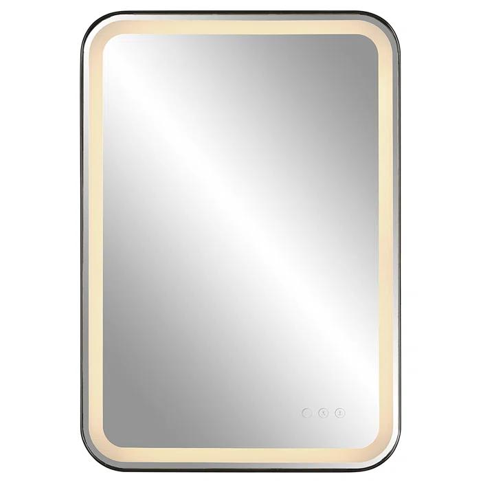Uttermost Crofton Metal Flat LED Wall Mirror