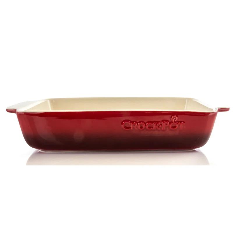 Crock-pot Crock-Pot 4 Qt. Stoneware Rectangle Bake Pan