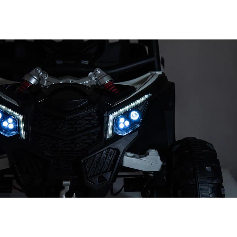 Anrli 24V 4WD Kids Electric UTV w/ Remote Control, Large Seat & 3 Speeds (Ages 3-8)