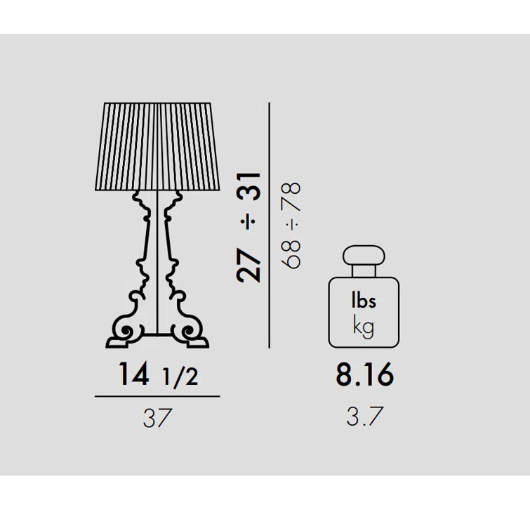 Kartell Bourgie Table Lamp