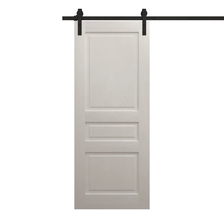 SARTODOORS Modern Barn Door | Ego 5012 | Rail Track Heavy Hardware Set | Solid Panel Interior Doors