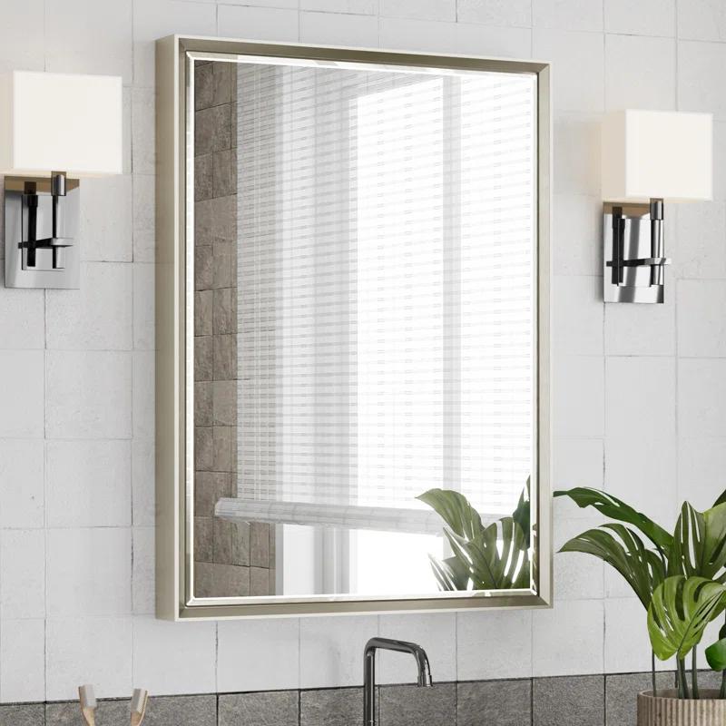 Lohoski Decorative Wall Mirror Beveled Design, Bathroom Vanity Mirror Accent Mirror Finish