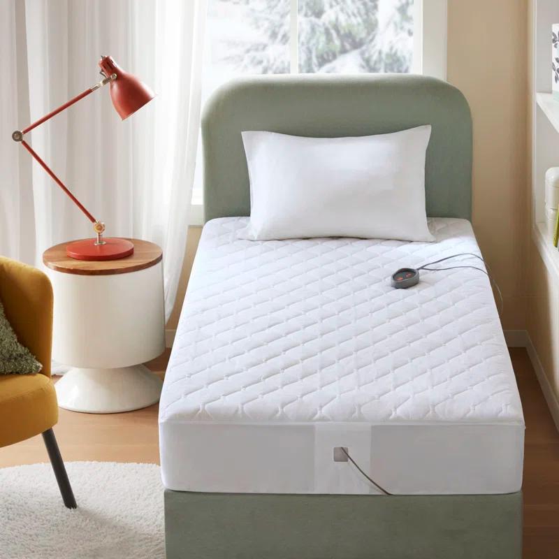 Beautyrest Cotton Blend Heated Mattress Pad