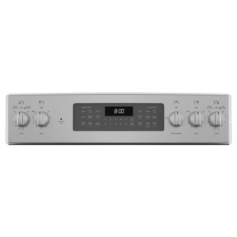 GE Appliances 30" 6.6 cu. ft. Freestanding Electric Range with 5 Elements and Convection Oven