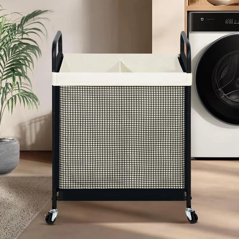 BTERAZ Laundry Hamper, 2-Section