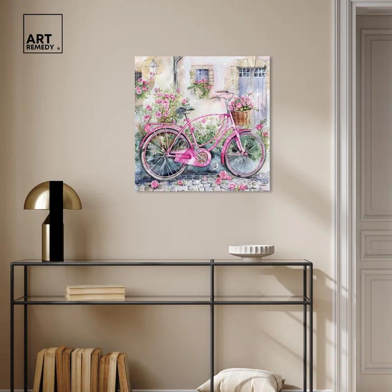 Art Remedy Glam Bike Chic Farmhouse Wall Art by Art Remedy