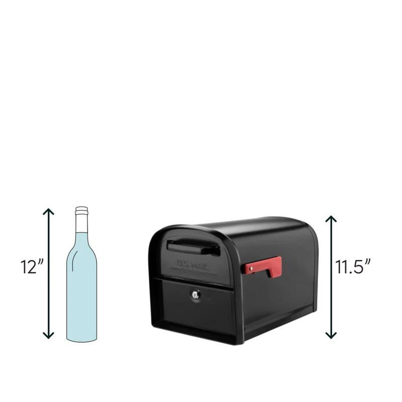 Architectural Mailboxes Oasis 360 Locking Post Mounted Mailbox