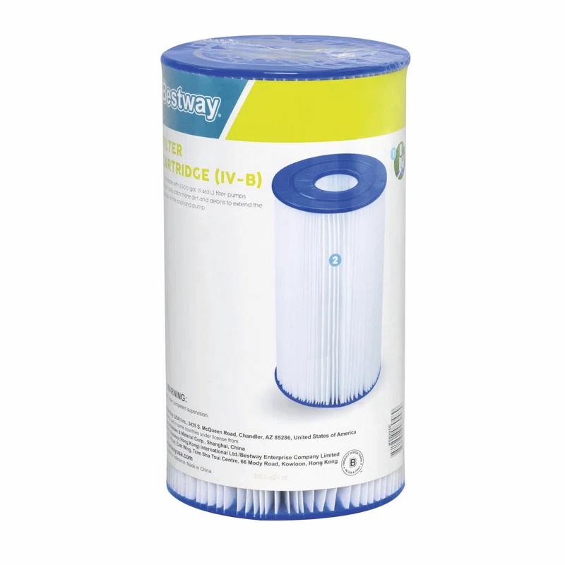 Bestway Bestway Flowclear Type IV & B Pool Filter Pump Replacement Cartridge (4 Pack) (Set of 4)