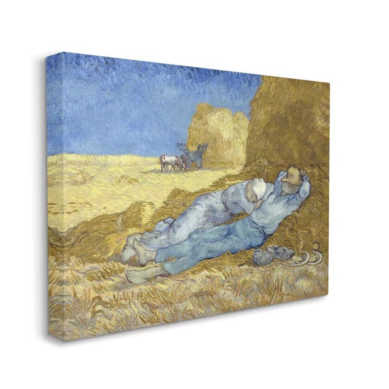 Stupell Industries The Siesta Vincent van Gogh Classic Painting by Vincent Van Gogh - Painting on Canvas | Wayfair