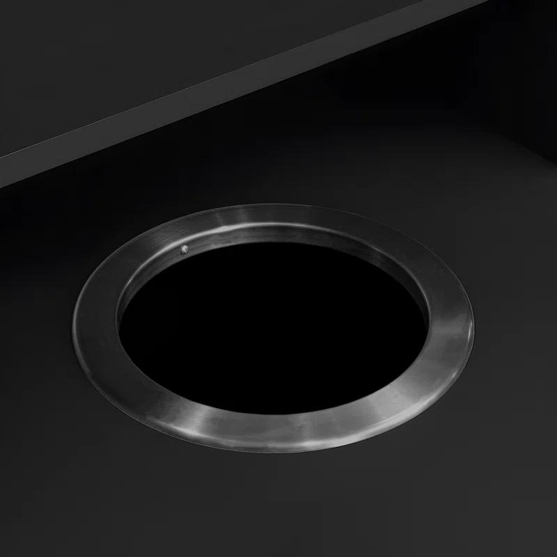 Flash Furniture Commercial Grade Tray Top Trash Enclosure With Drop Hole