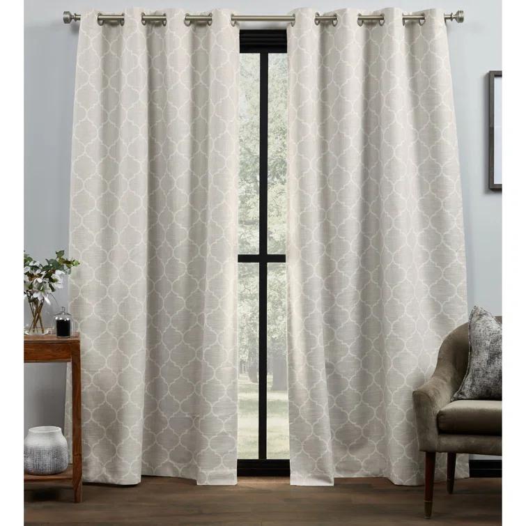 Red Barrel Studio® Milagros Polyester Blackout Curtain Pair (Set of 2)