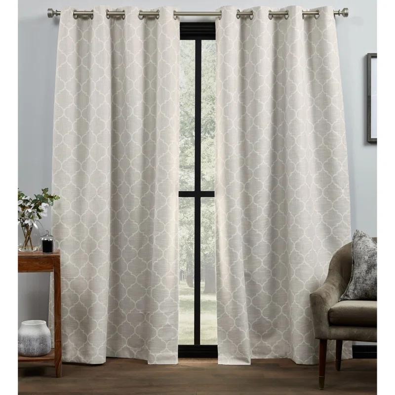 Red Barrel Studio® Milagros Polyester Blackout Curtain Pair (Set of 2)