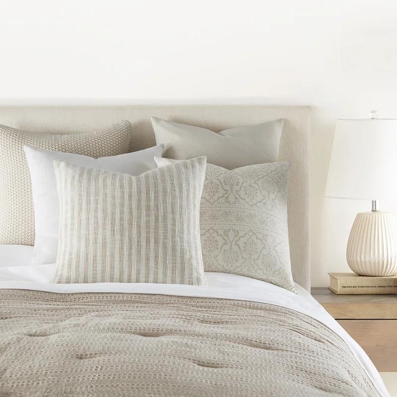 Becky Cameron Solid Cotton Throw Pillow