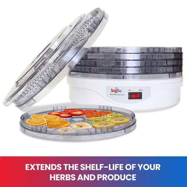 Koolatron Total Chef Countertop Food Dehydrator, 5 Tray Dryer for Fruit, Jerky & Reviews | Wayfair