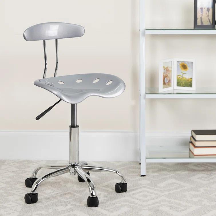 Flash Furniture Bonavant Adjustable Swivel Chair for Desk and Office with Tractor Seat