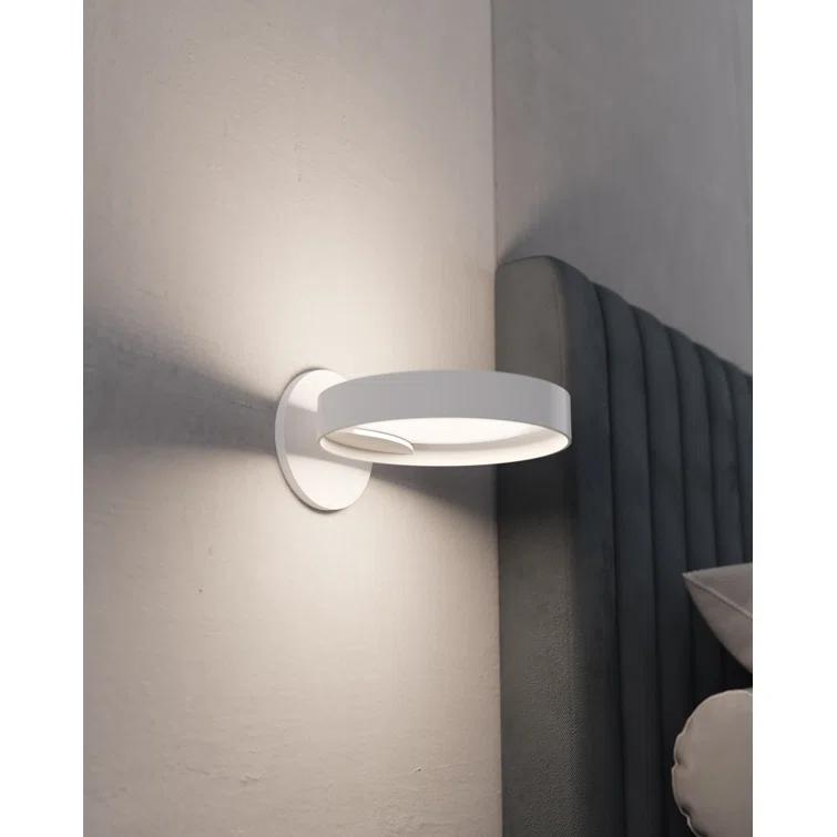 Guide Ring LED Armed Sconce