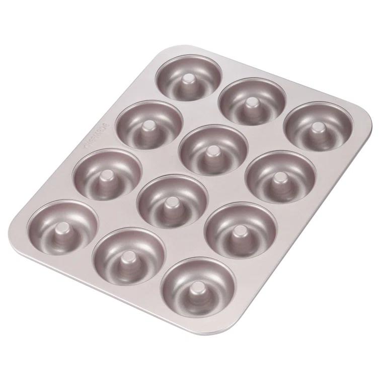 CHEFMADE CHEFMADE 12 Cavity Ring Doughnut Donut Mold Cake Pan