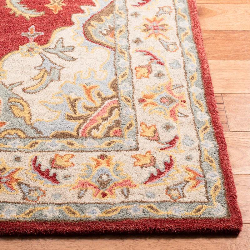 Fleur De Lis Living Mavek Hand Tufted Wool Oriental Rug