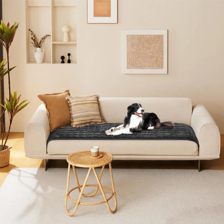 Rebrilliant Polyester Box Cushion Sofa Slipcover