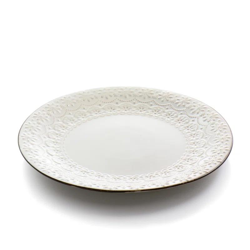 16 Piece Stoneware Dinnerware Set - Service for 4