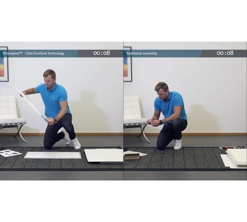 Cambridge Everest Quick Assemble Modern Style, Shaker White Base Kitchen Cabinet,1 Drawer