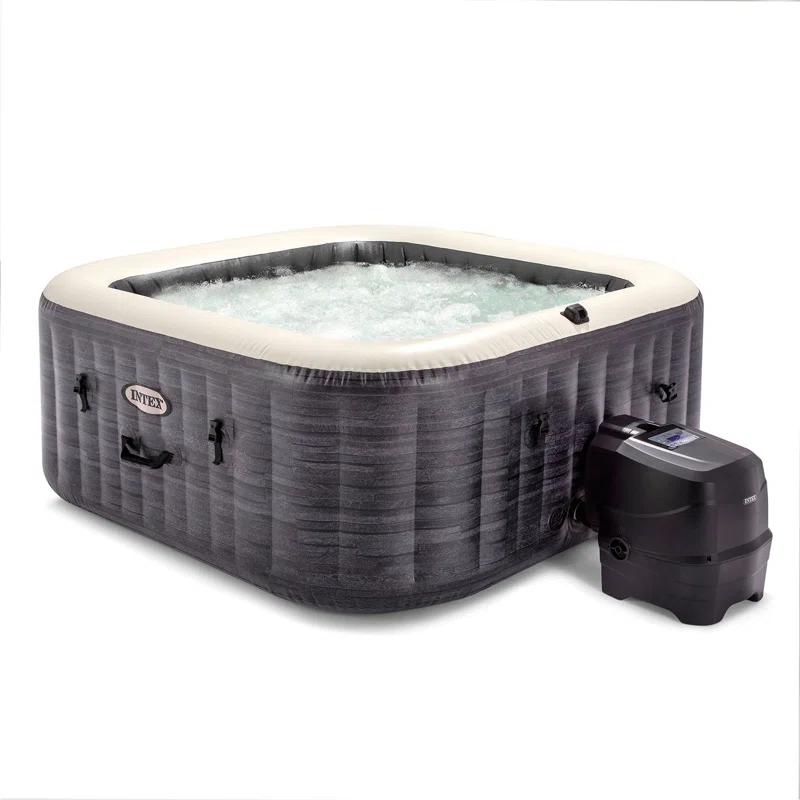 Intex Intex PureSpa Plus Inflatable Square Hot Tub w/ AirJets
