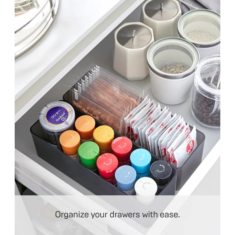 Yamazaki Home Yamazaki Home Stackable Organizers [Set Of 2] - Four Sizes, Deep
