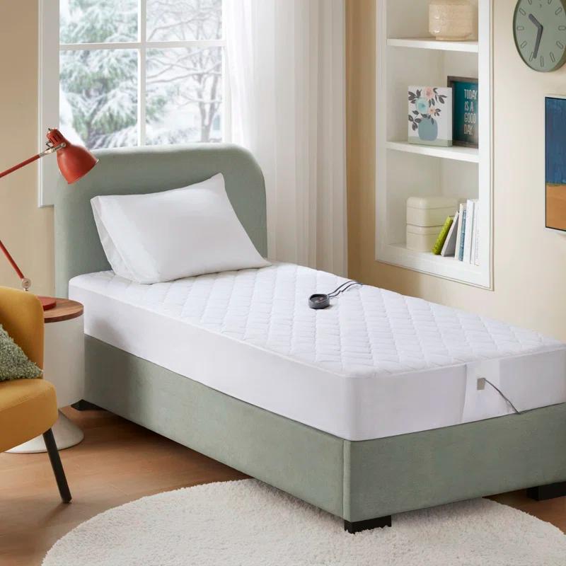 Beautyrest Cotton Blend Heated Mattress Pad
