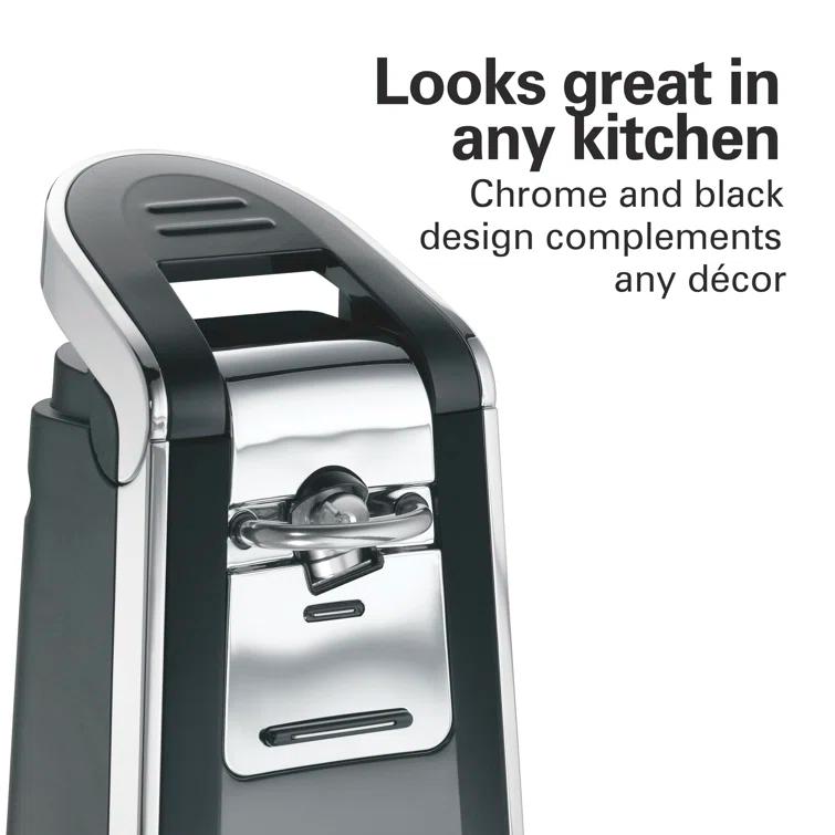 Hamilton Beach Hamilton Beach SmoothTouch Electric Automatic Can Opener with Easy Push Down Lever, Eliminates Sharp Edges, Opens All Standard-Size and Pop-Top Cans, Extra Tall