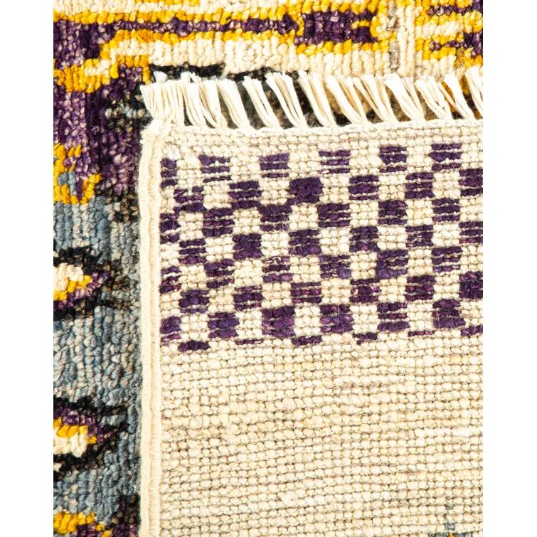 Isabelline One-of-a-Kind 4' 0" X 6' 3" 2010s Wool Area Rug in Ivory